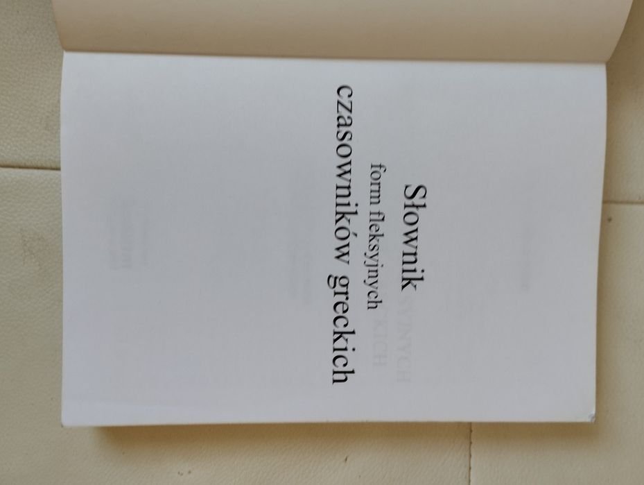 Marinone słownik czasowników greckich