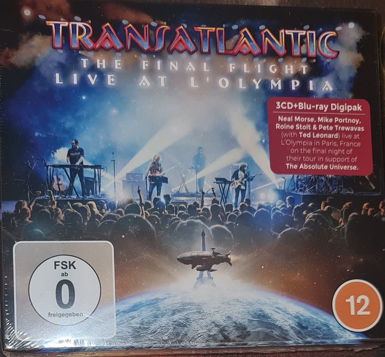 Transatlantic  Box 3CD+1BLUE-RAY"The Final Flight Live  At L' Olympia"