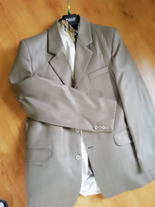 Garnitur 3czesci plus koszula, krawat rozm 50/L/XL