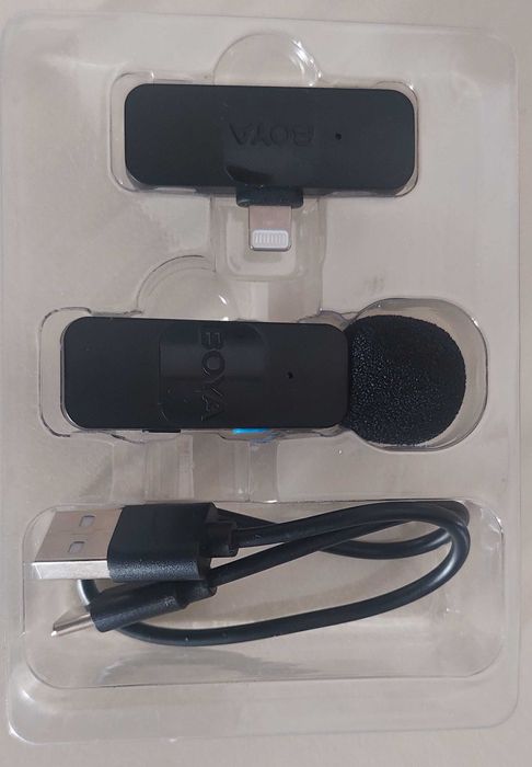 BOYA BY-V1: Професійний Бездротовий Петличний Мікрофон