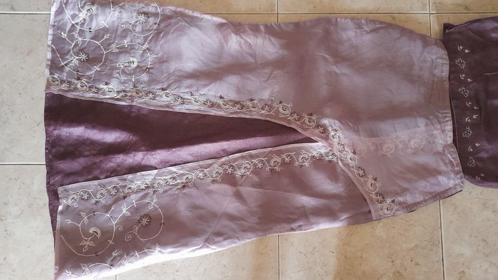 Conjunto de saree com 4 peças