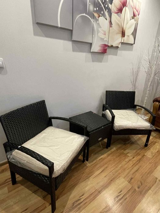 Nowy zestwa mebli ogrodowych ratanowych