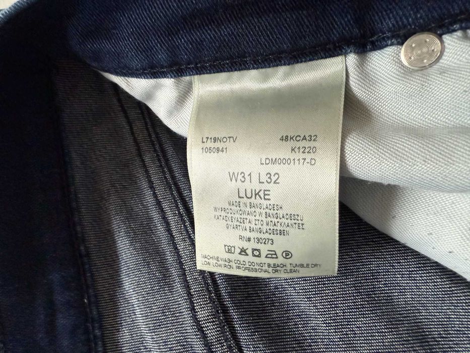 Spodnie jeansowe jeans LEE Luke granatowe W31 L32