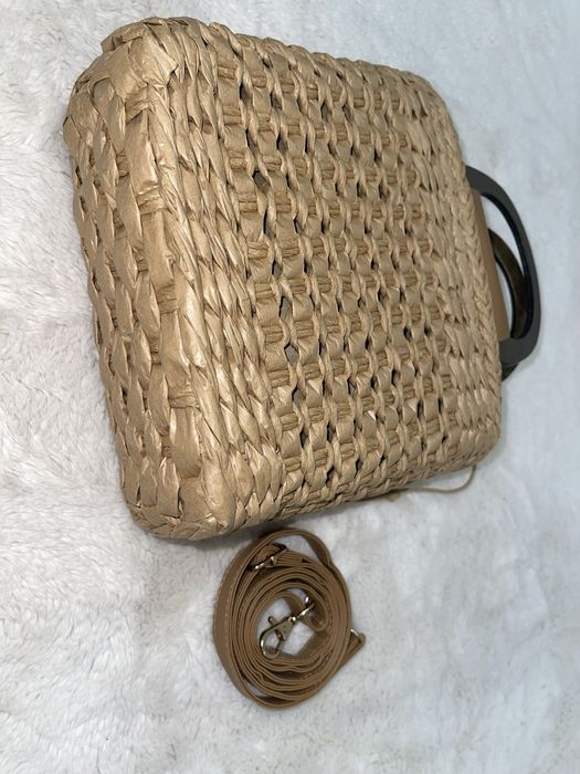Сумка плетена соломʼяна