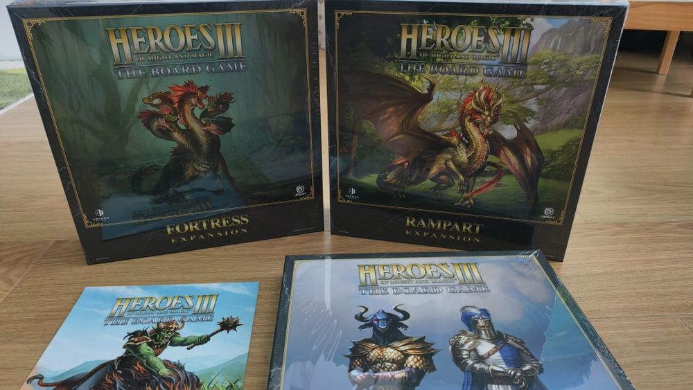Heroes of Might and Magic 3 Boardgame Grail Pledge English Angielska