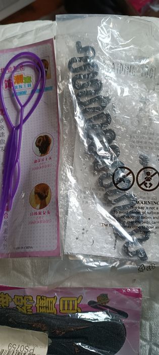 Conjunto acessórios cabelo