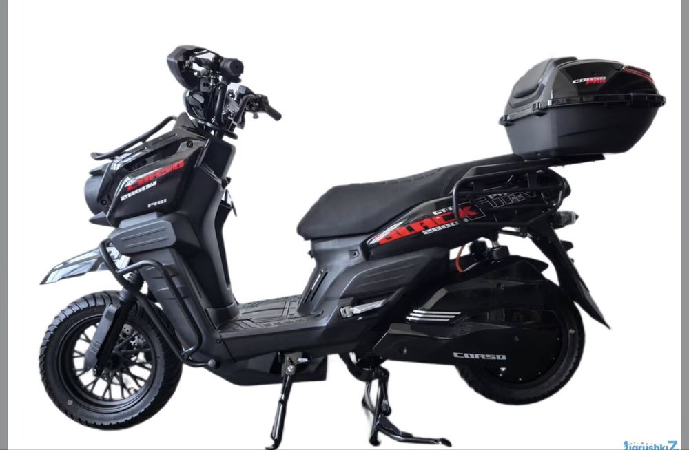ОДЕСА ДОСТАВКА БЕЗКОШТОВНА! Електричний мопед Corso BlackFury, двигун 2800W, акумулятор літій-залізо-фосфатний