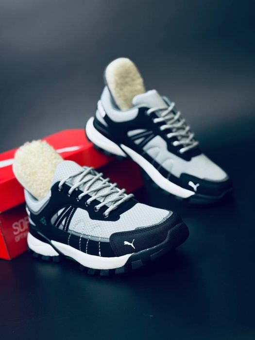 Чоловічі кросівки Пума спортивні зимові термо кроссовки пума