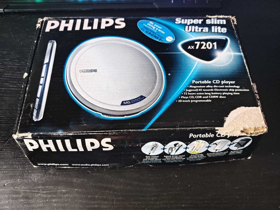CD Philips AX7201 Super Slim (Nowe nie używane/Pudełko w średnim stanie)