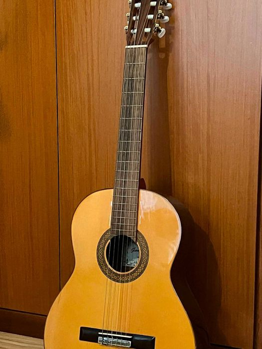 Guitarra Gonzalez – bom estado + saco de transporte