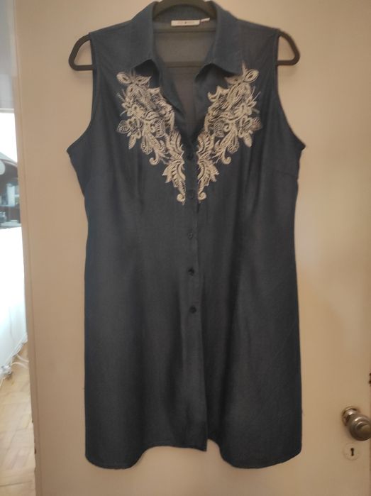 Blusa nova 55 cm cava