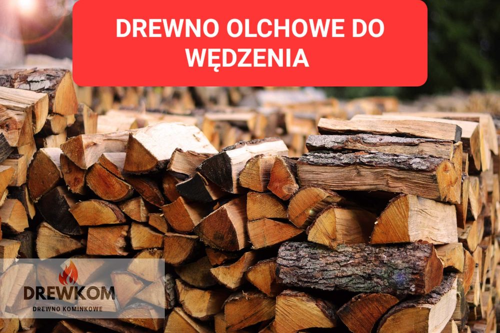 Drewkom Drewno Kominkowe Sezonowane w workach Buk Olcha do wędzenia