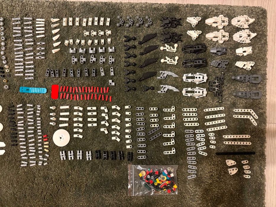 LEGO Klocki - Części technic i bionicle - Setki użytecznych części