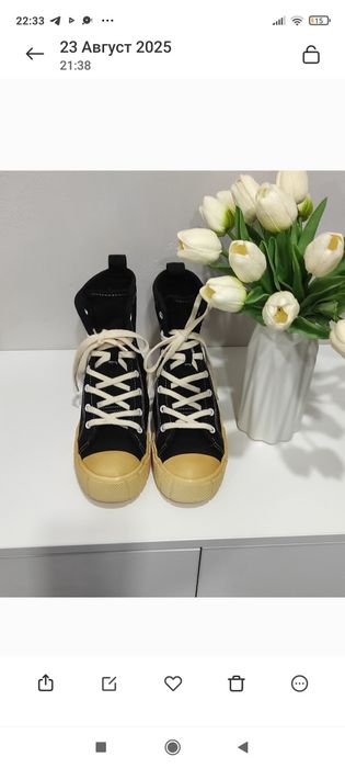 Кеди жіночі zara 37 р