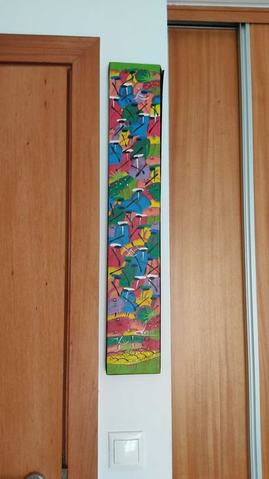 Duas pinturas em tela da República Dominicana