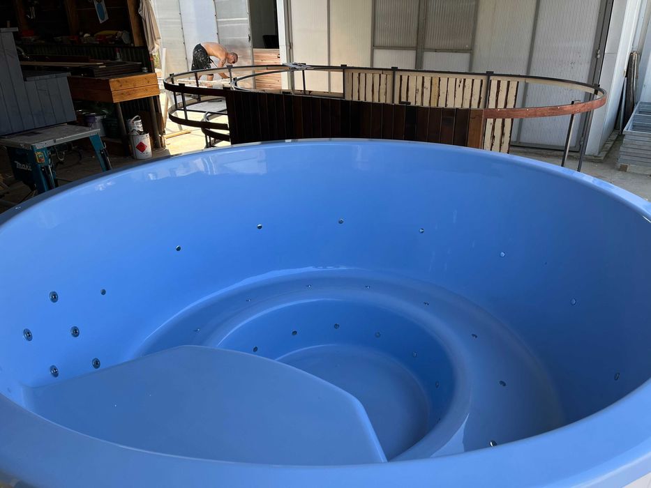 Balia duża do sauny ogrodowej do schładzania LED pokrywa GRATISdostawa