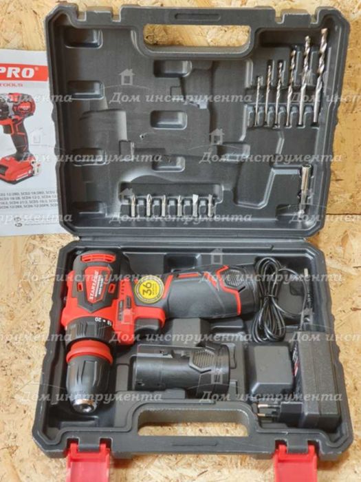 Шуруповерт START PRO SCD3-12/2BD Brushless бесщеточный дфр знижка