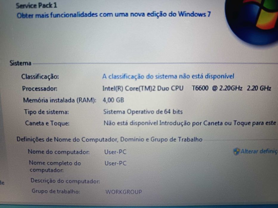 Acer Extensa 5635G RAM 4gb SSD 128gb