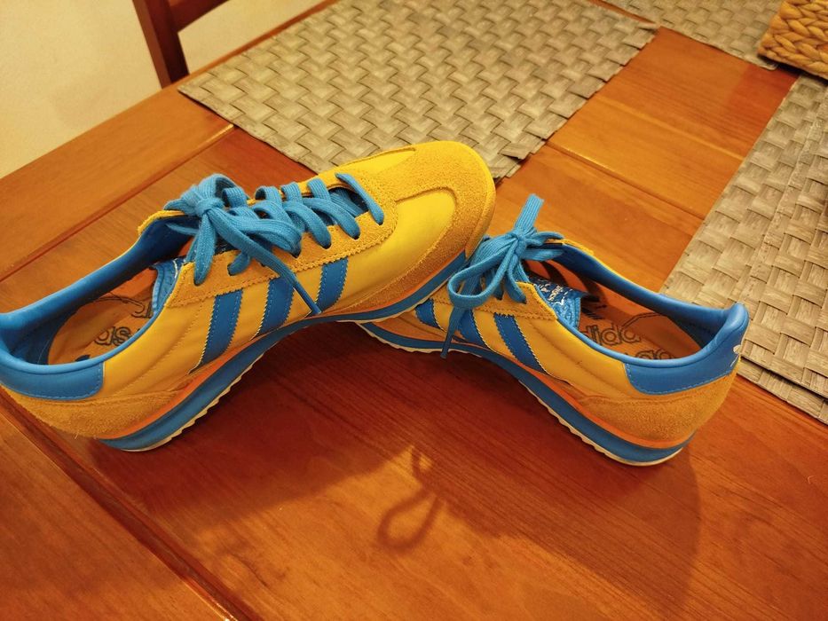 Adidas SL 72 RS - Tenis/Sapatilhas Adidas Amarelos-Azuis
