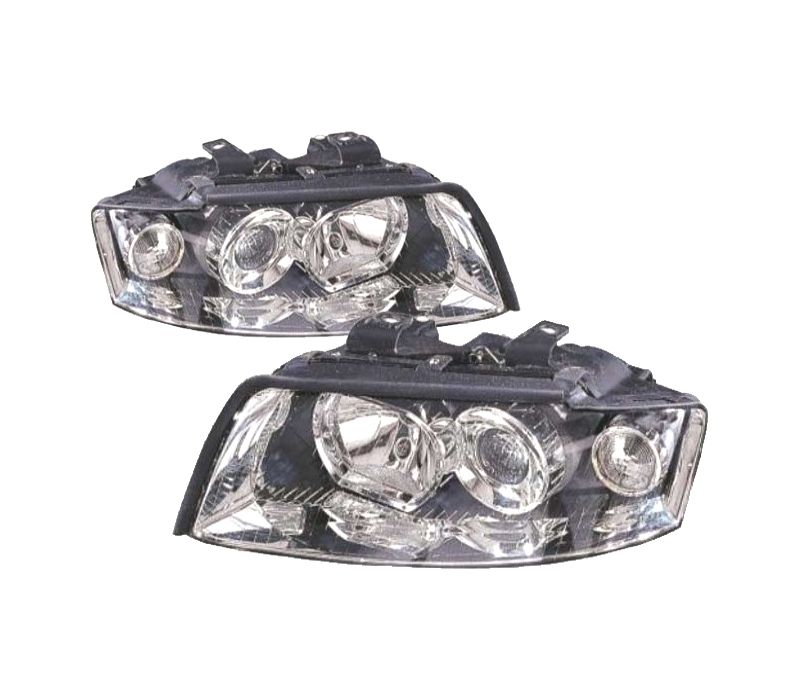 FARÓIS OPTICAS XENÓN AUDI A4 01-04