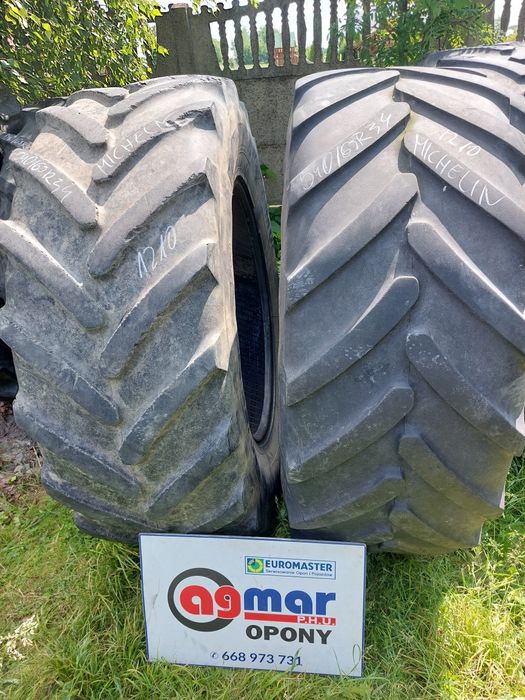 540/65R34 Michelin opony używane rolnicze para