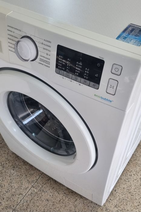 Máquina de Lavar Roupa Eco Bubble, 8 kg 1400rpm