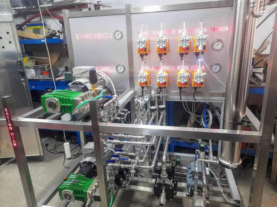 myjnia bezdotykowa 2 stanowiska- technika na myjnie producent