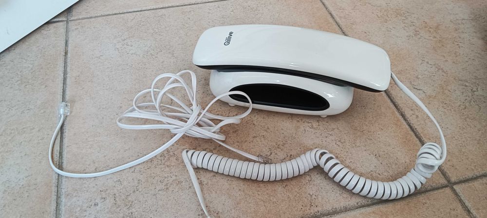 Telefone com fio com ecrã LCD