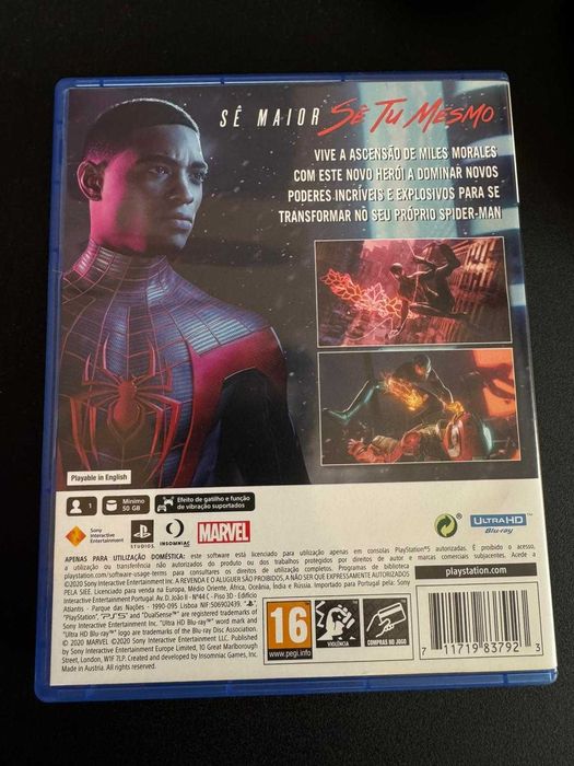 Jogo PS5 - SPIDER MAN Miles Morales