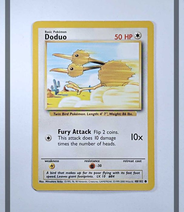 Doduo 48/102 Base Set Pokemon ENG-NM