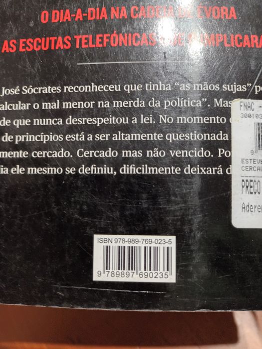 Livro "Cercado" José Sócrates