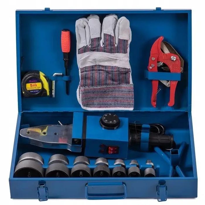 Паяльник для пластикових труб WM-01 Boxer BX-351 [2820 Вт/0-300 °C