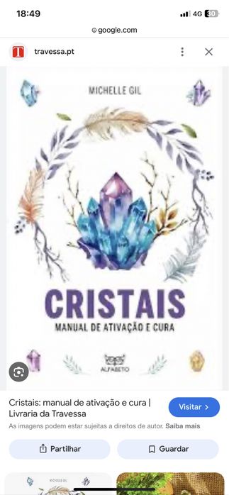 VENDO LIVRO NOVO - CRISTAIS MANUAL DE ACTIVACAO E CURA