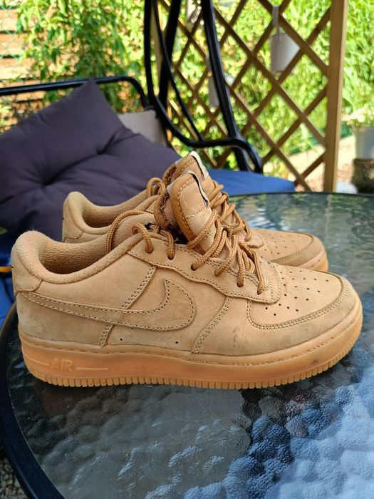 Buty Nike air force 1 musztardowe 36,5