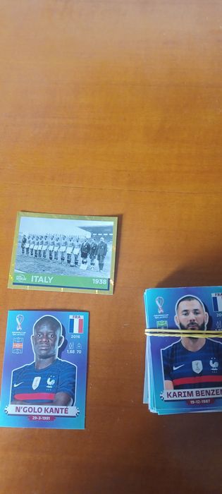 Figurinhas douradas do mundial 2022