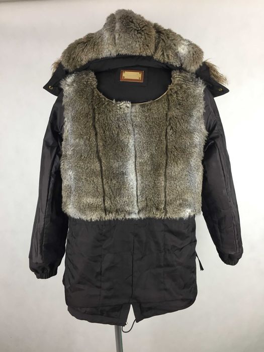 M&S parka z futrem i ociepleniem M