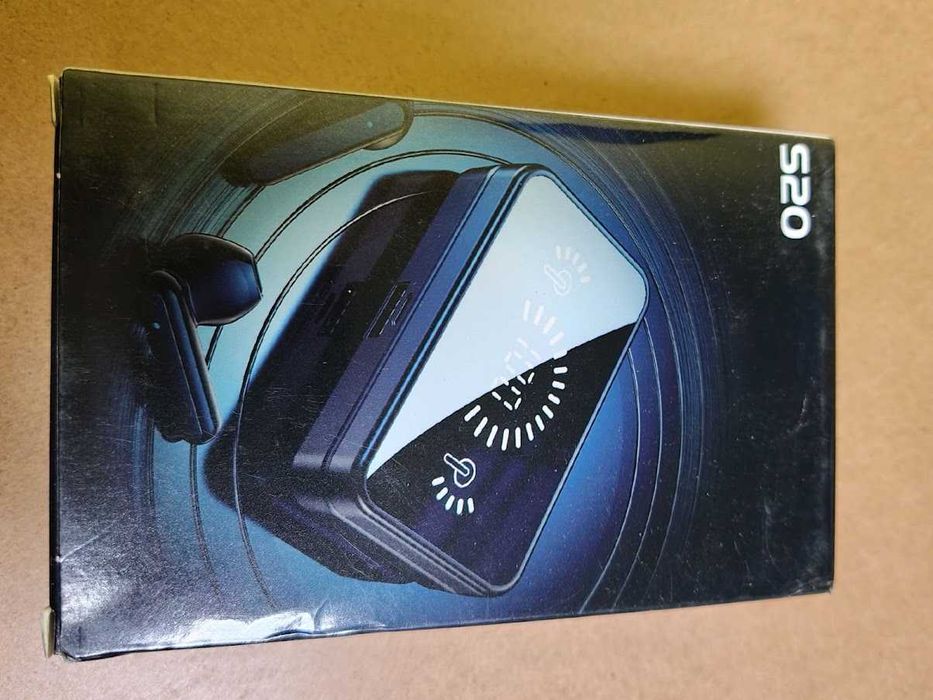 Fones de Ouvido Sem Fios S20 Earbuds Bluetooth Visor LED (Novos)