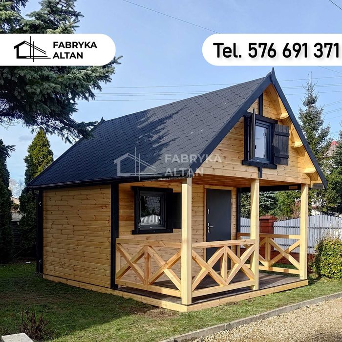 Domek drewniany, 4x5, letniskowy 5x4, domki, domek