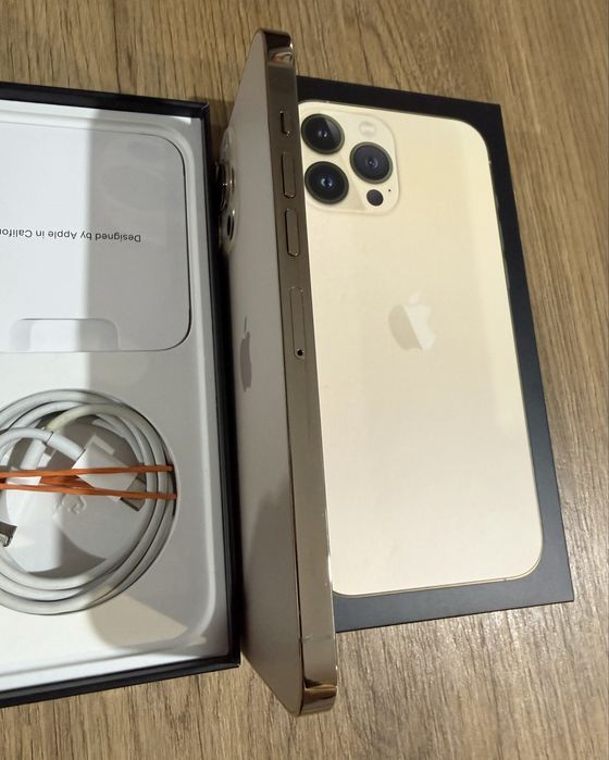 Apple iPhone 13 pro max zloty 128 gb gold bez możliwości blokady