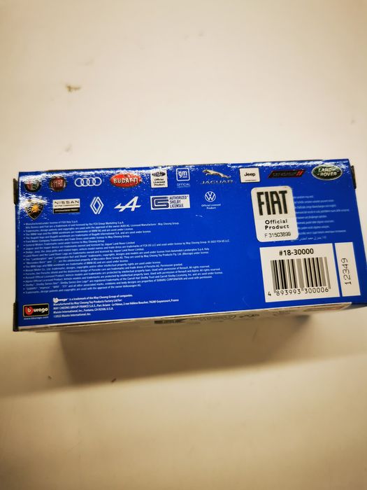 Fiat 500e 2021 Burago 1/43 Novo