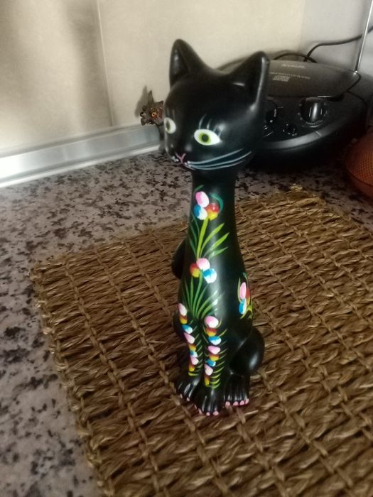 Gato preto,  artesanato português
