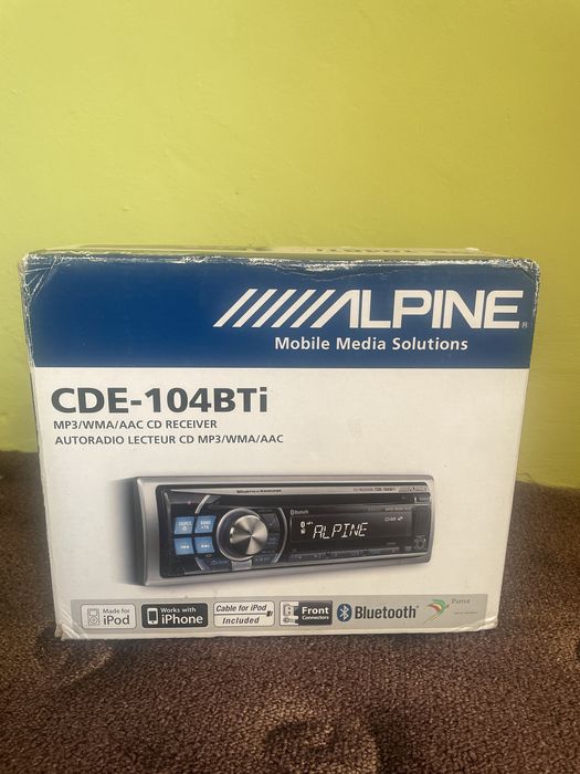 Radio samochodowe Alpine CDE- 104 Ti