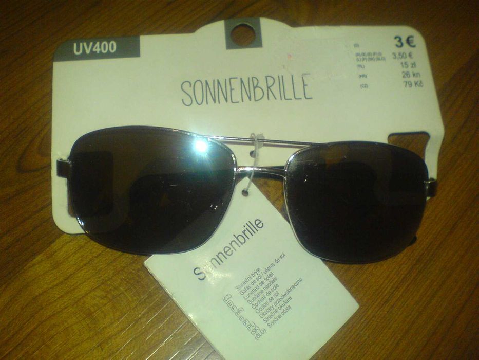 Okulary PrzeciwSłoneczne UV400 sonnenbrille NOWE Nieużywane Opakowanie