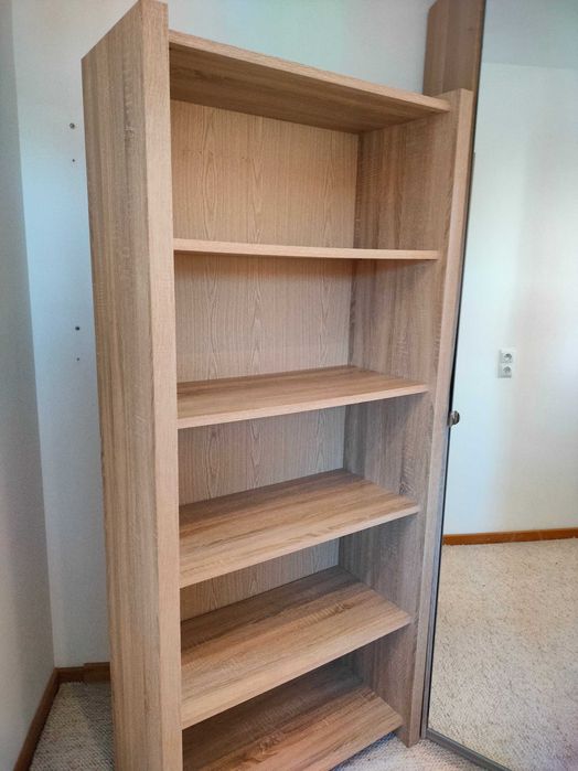 Regał dąb bielony 90x202x40