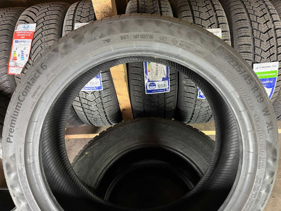 LS1434 Літні шини 225/45r19 Continental PremiumContact 6 пара резина