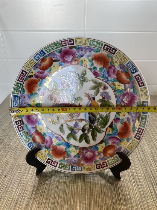 1 Prato chinês porcelana antiga