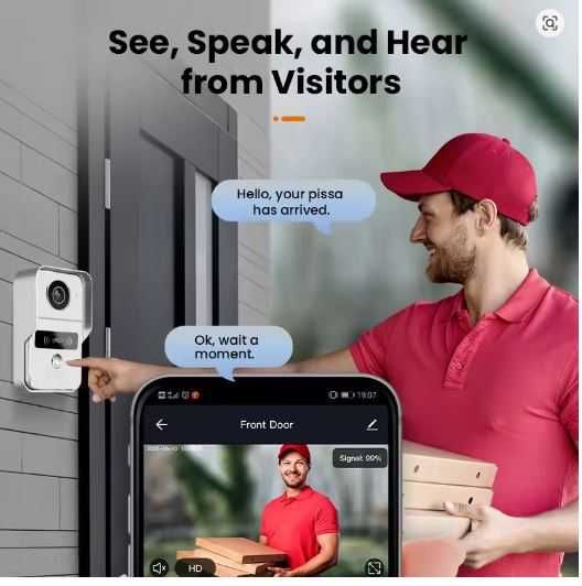 Домофон 10-дюймовий екран . Комплект Tuya Smart с поддержкой WI-FI