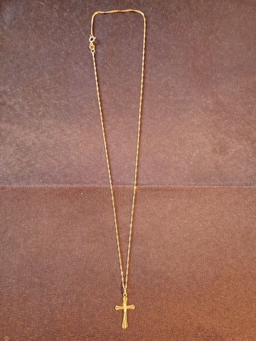 Złoty Łańcuszek wraz z Krzyżykiem