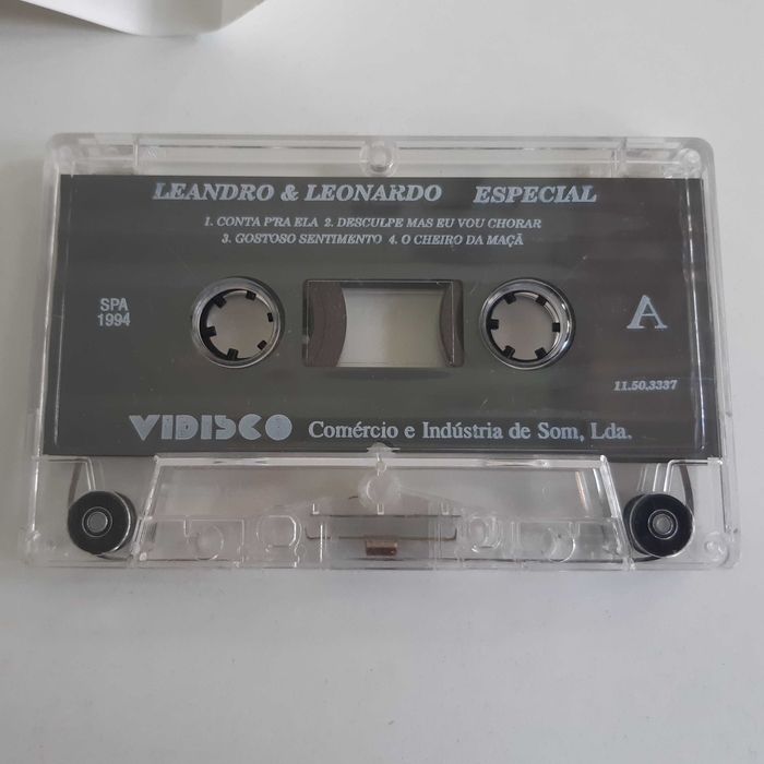 Cassete Áudio Original Álbum Leandro & Leonardo - Especial
