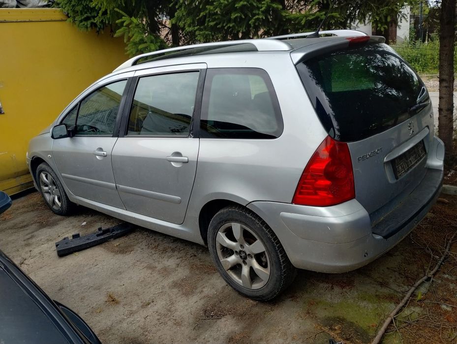 Peugeot 307 1.4 1.6 2.0 skrzynia silnik maska zderzak drzwi klapa szyba lusterko lampa rozrusznik alternator błotnik chłodnica